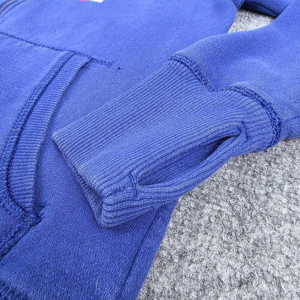 Chicago Cubs Hoodie Womens Small Blue MLB Baseball 2016 World Series Thumb Holes - Picture 14 of 16